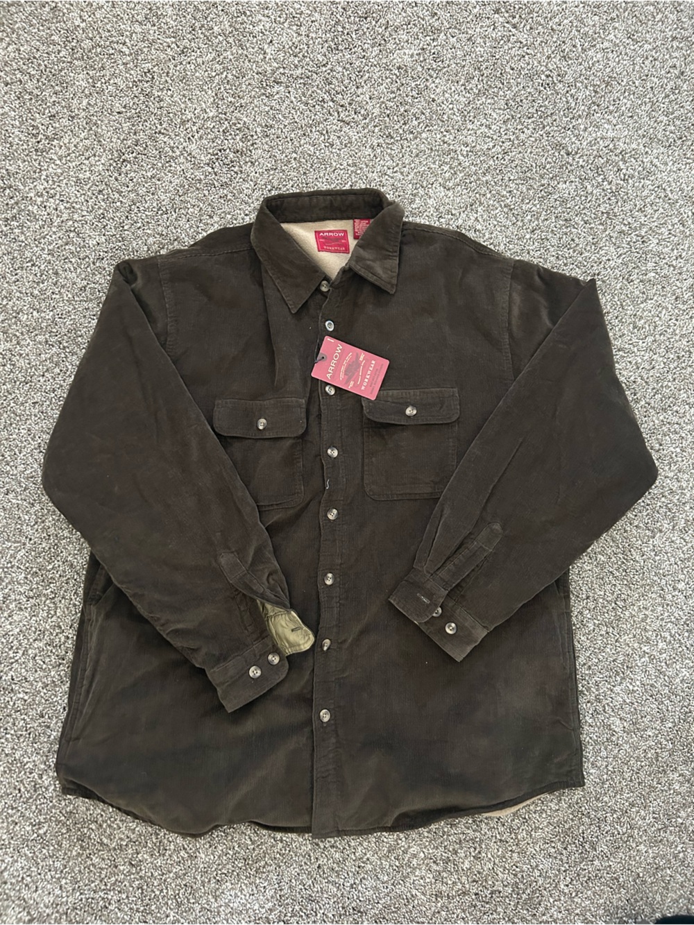 Arrow Women's Dark Brown Corduroy Utility Jacket